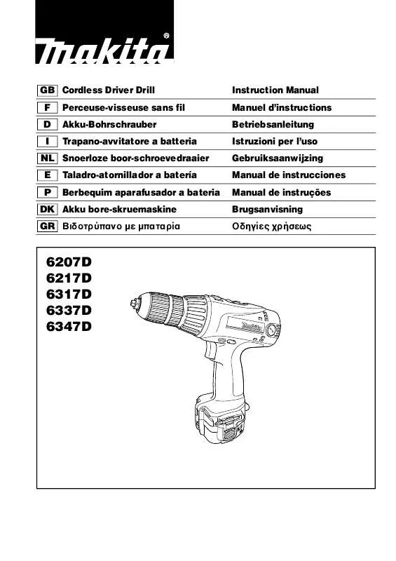 Mode d'emploi MAKITA 6337D