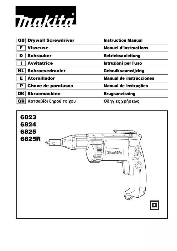 Mode d'emploi MAKITA 6825