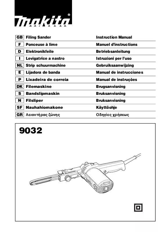 Mode d'emploi MAKITA 9032