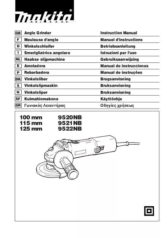 Mode d'emploi MAKITA 9521NB