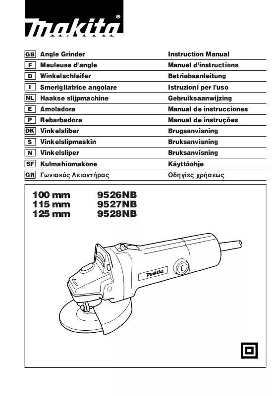 Mode d'emploi MAKITA 9526NB