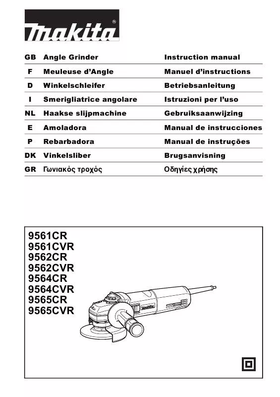 Mode d'emploi MAKITA 9562CR