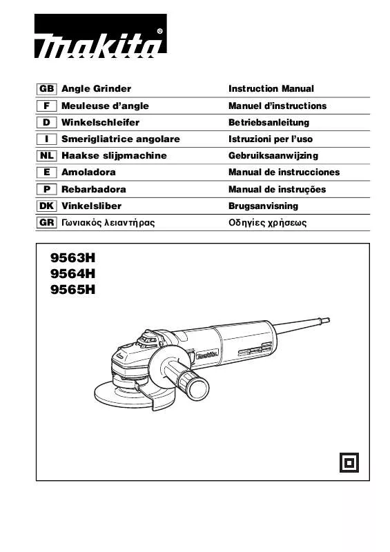 Mode d'emploi MAKITA 9564H