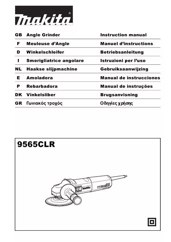 Mode d'emploi MAKITA 9565CLR