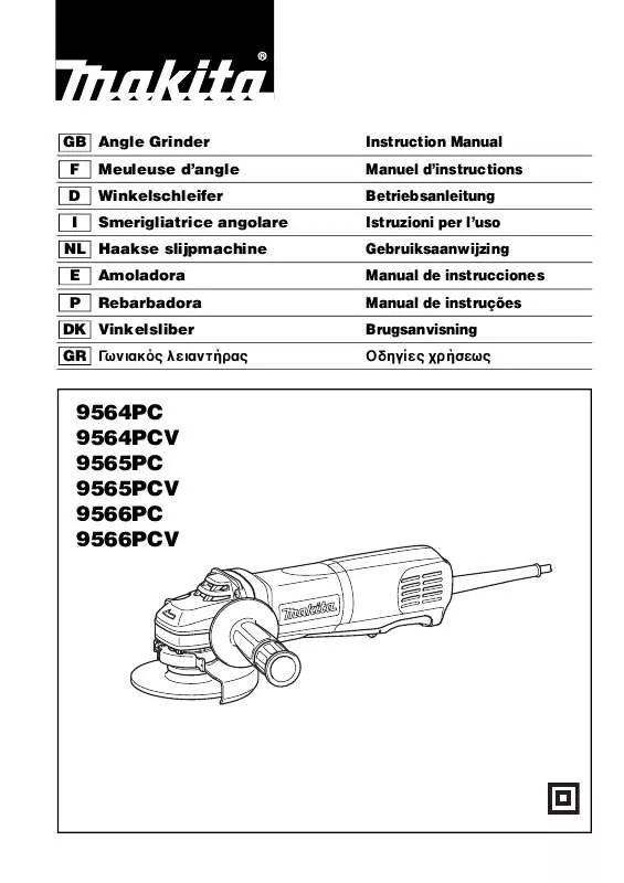 Mode d'emploi MAKITA 9565PCV