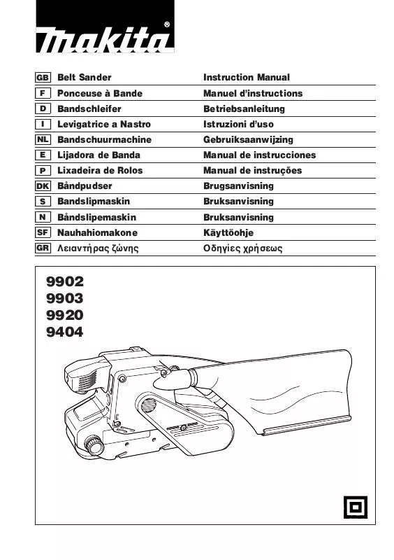 Mode d'emploi MAKITA 9903