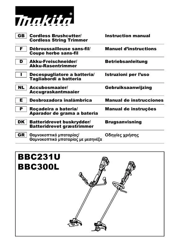 Mode d'emploi MAKITA BBC231U