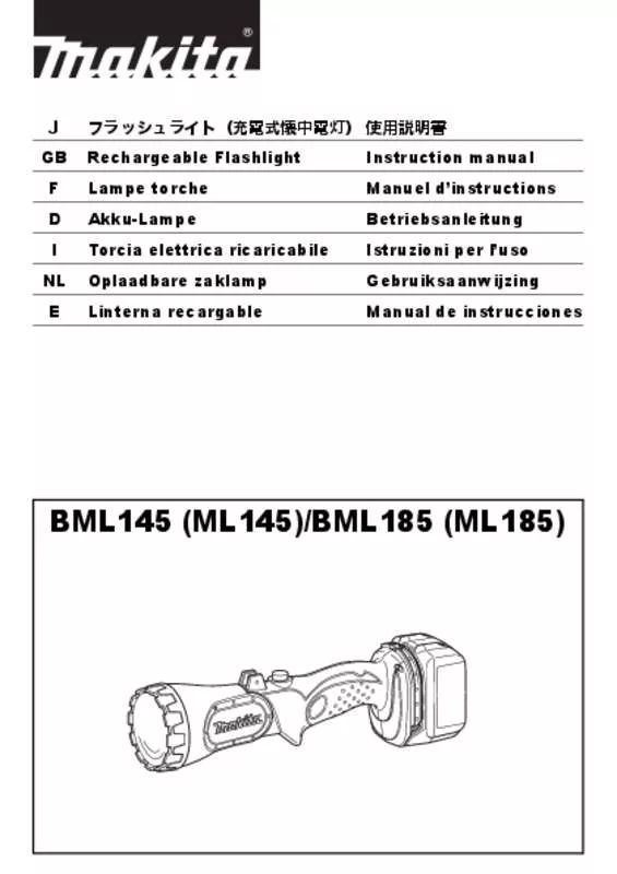 Mode d'emploi MAKITA BML145