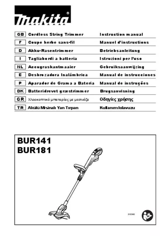 Mode d'emploi MAKITA BUR181