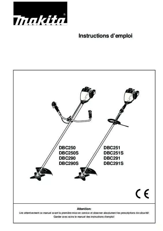 Mode d'emploi MAKITA DBC250