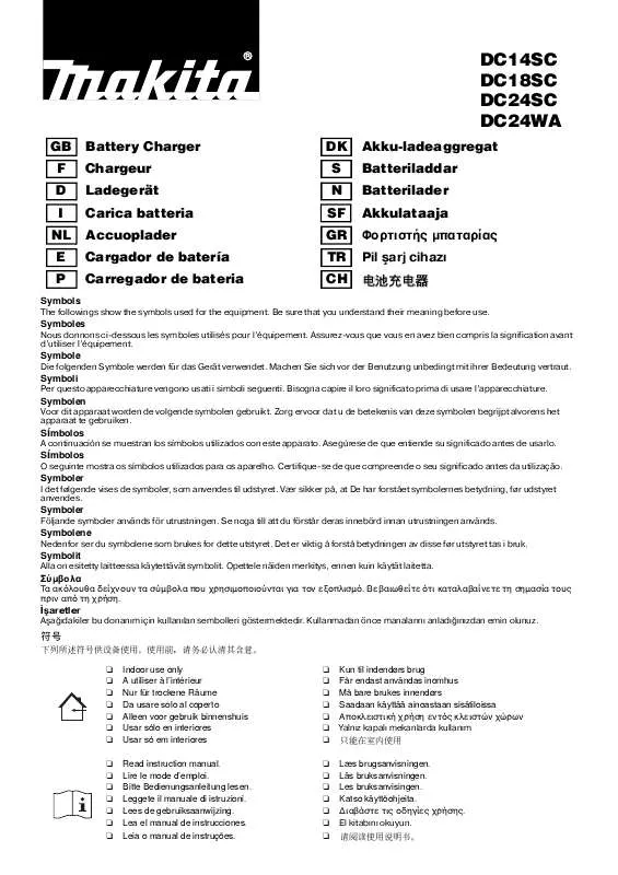 Mode d'emploi MAKITA DC24WA