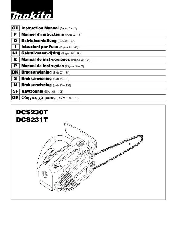 Mode d'emploi MAKITA DCS230T