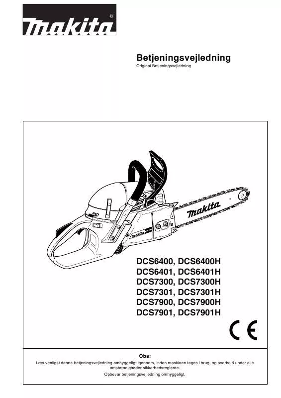 Mode d'emploi MAKITA DCS6401