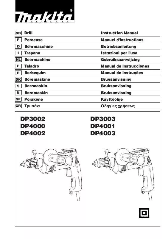 Mode d'emploi MAKITA DP3003