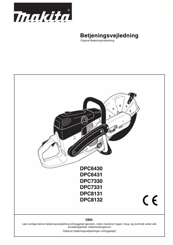 Mode d'emploi MAKITA DPC6431