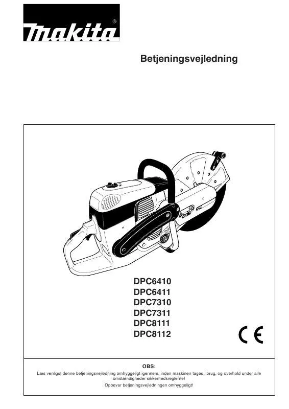 Mode d'emploi MAKITA DPC8111