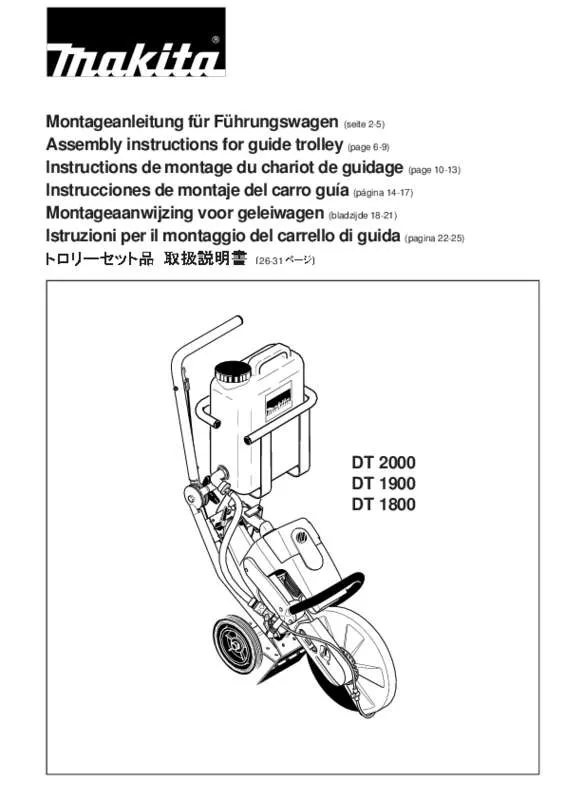 Mode d'emploi MAKITA DT1800