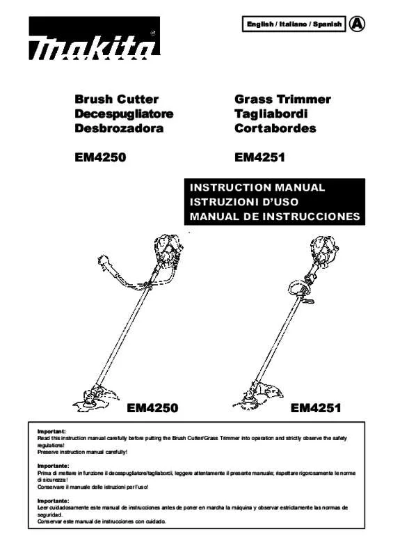 Mode d'emploi MAKITA EM4250