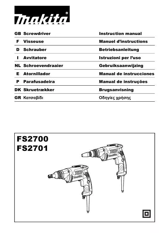 Mode d'emploi MAKITA FS2700