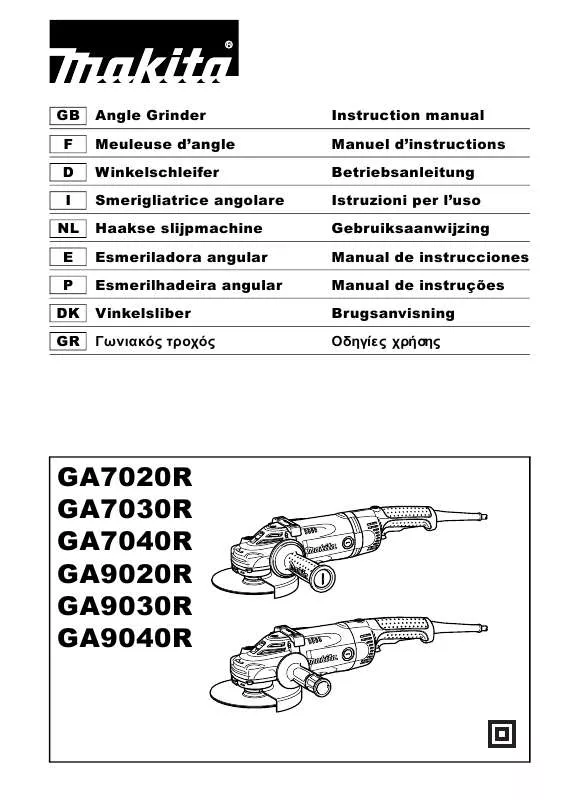 Mode d'emploi MAKITA GA7030R