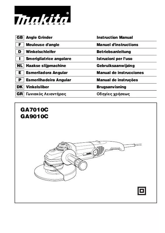 Mode d'emploi MAKITA GA900C