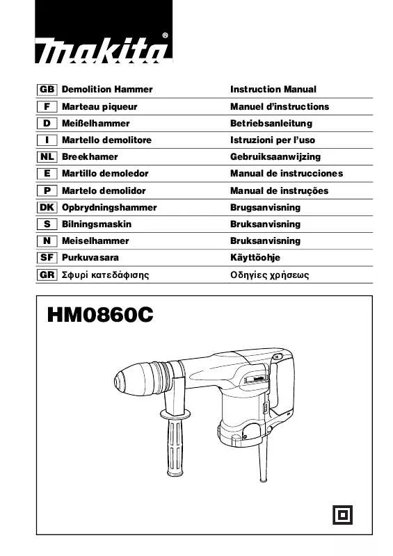 Mode d'emploi MAKITA HM0860C