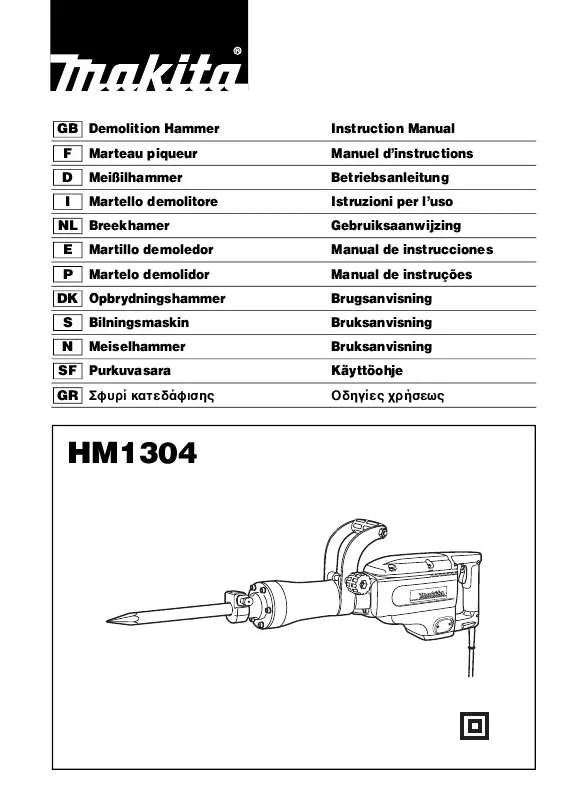 Mode d'emploi MAKITA HM1304