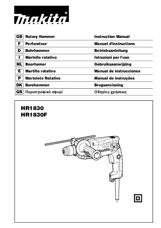 Mode d'emploi MAKITA HR1830F