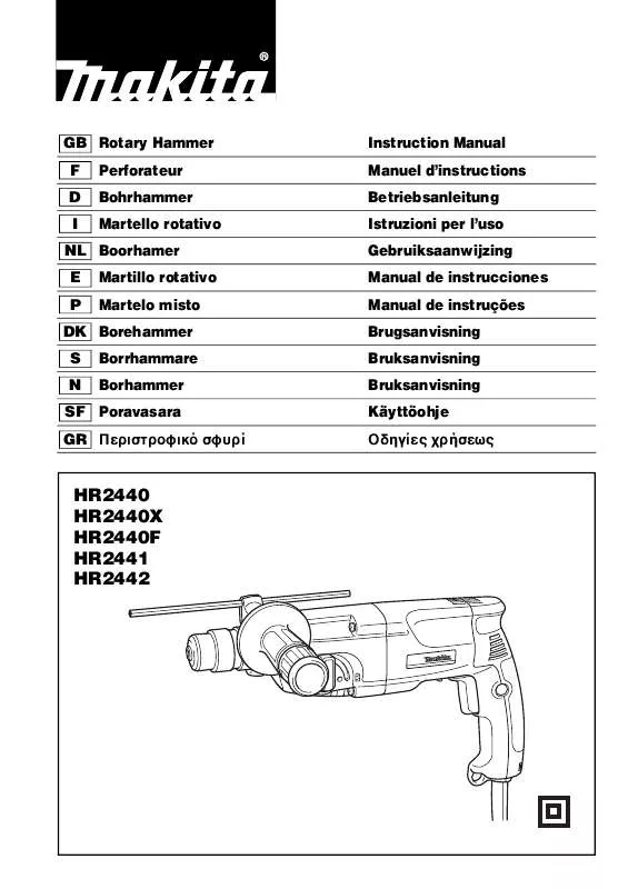 Mode d'emploi MAKITA HR2442