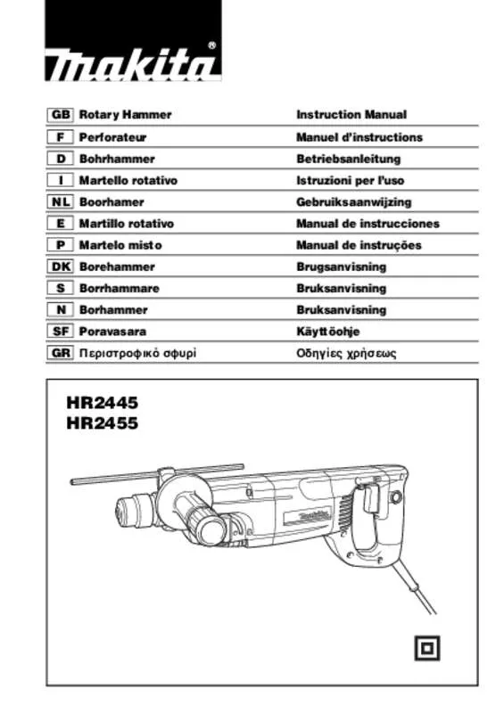 Mode d'emploi MAKITA HR2445