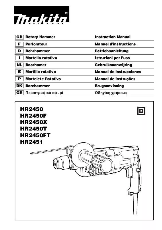 Mode d'emploi MAKITA HR2450FT