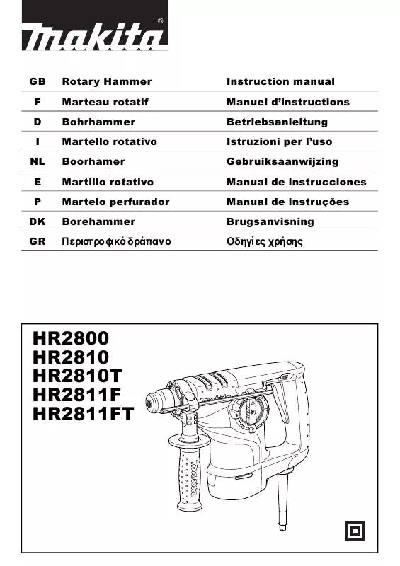 Mode d'emploi MAKITA HR2810