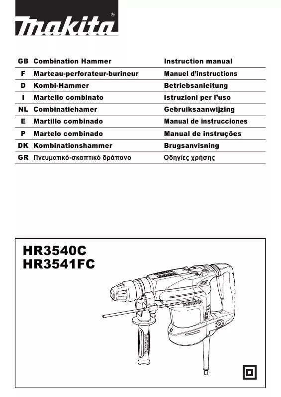 Mode d'emploi MAKITA HR3541FC