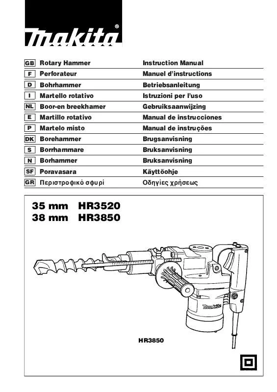 Mode d'emploi MAKITA HR3850