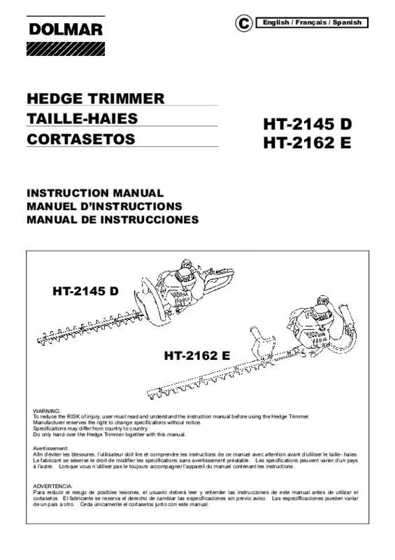 Mode d'emploi MAKITA HT2162E