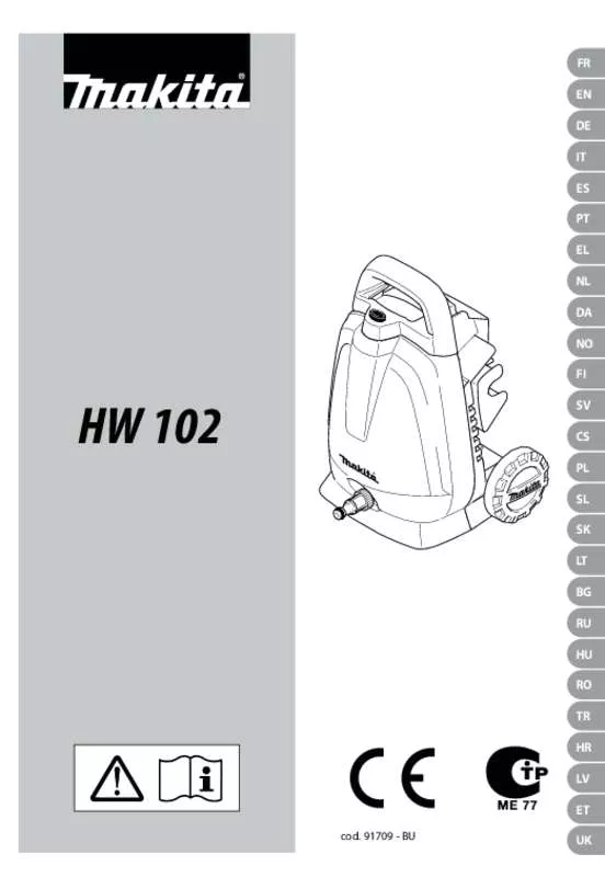 Mode d'emploi MAKITA HW102