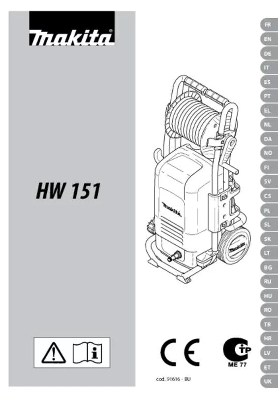 Mode d'emploi MAKITA HW151