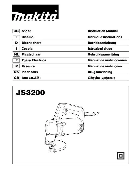 Mode d'emploi MAKITA JS3200