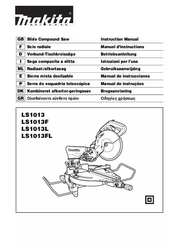 Mode d'emploi MAKITA LS1013