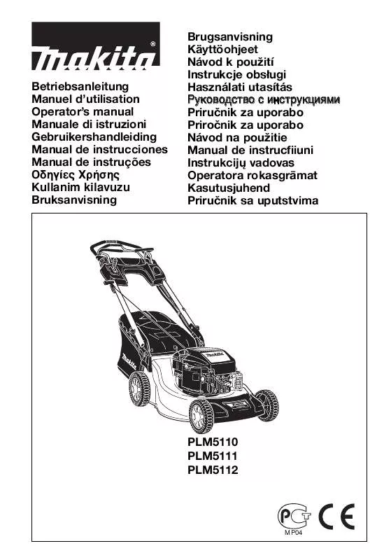 Mode d'emploi MAKITA PLM5111