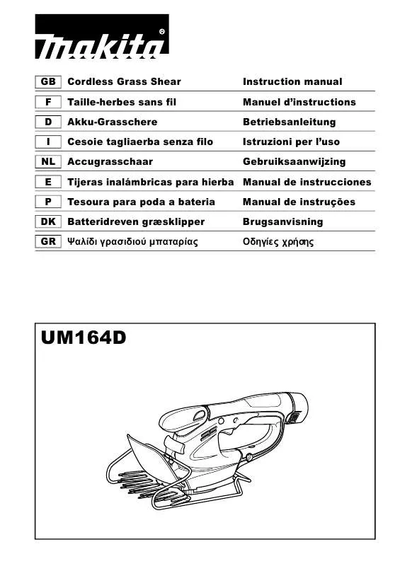 Mode d'emploi MAKITA UM164D