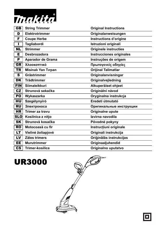 Mode d'emploi MAKITA UR3000