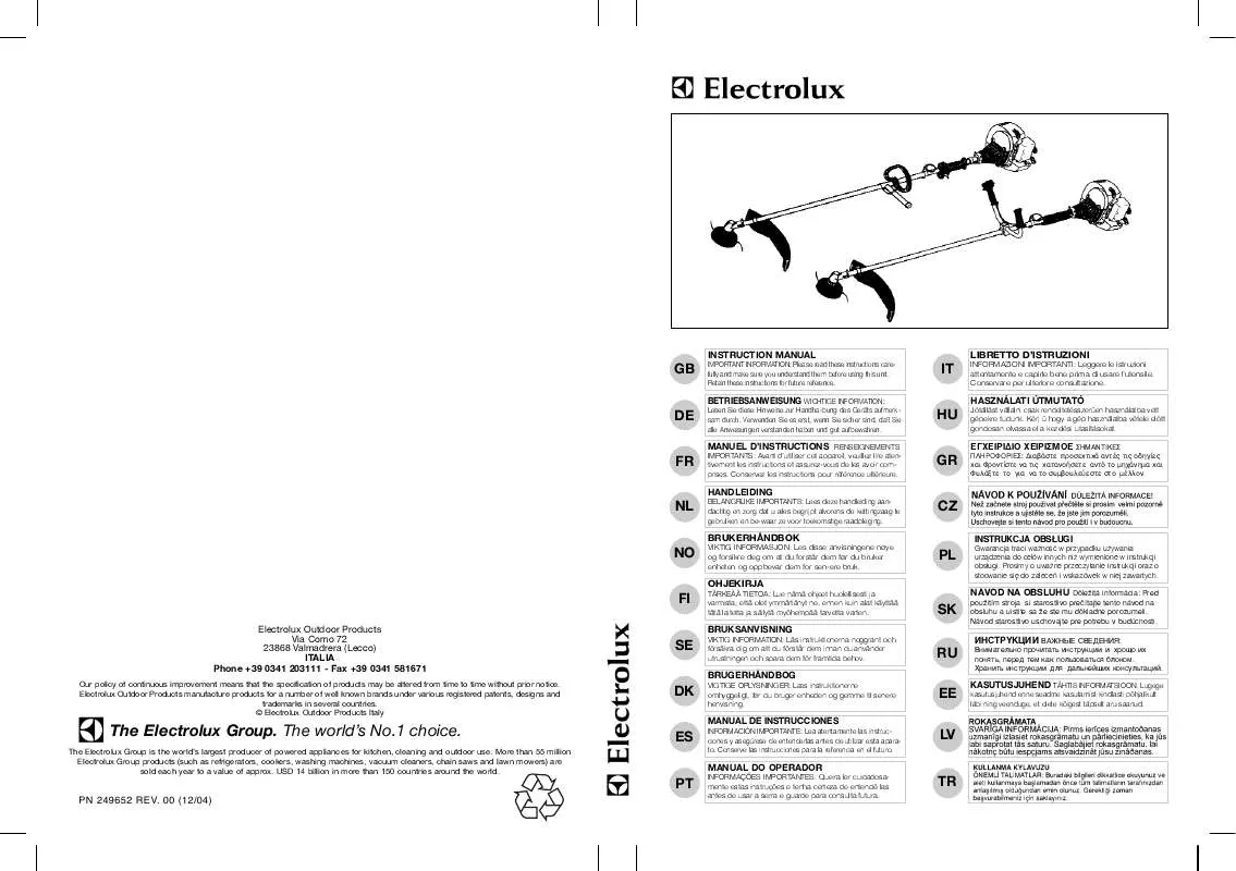 Mode d'emploi MCCULLOCH BC010A