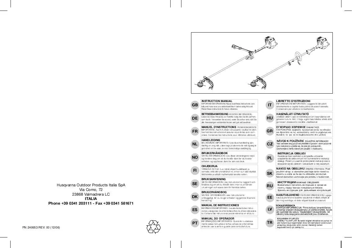 Mode d'emploi MCCULLOCH BC040