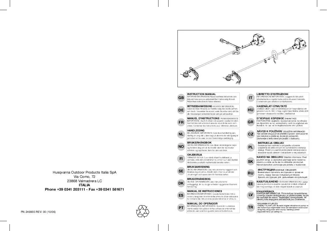 Mode d'emploi MCCULLOCH BC060