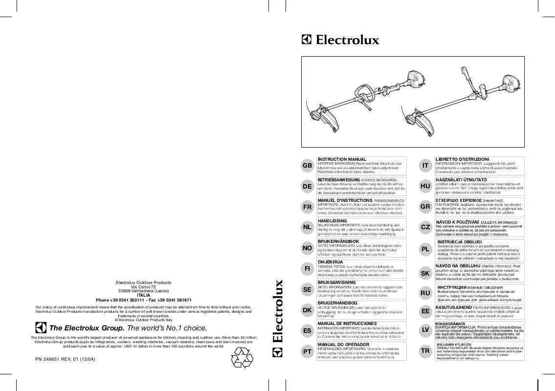 Mode d'emploi MCCULLOCH ELITE 4630X