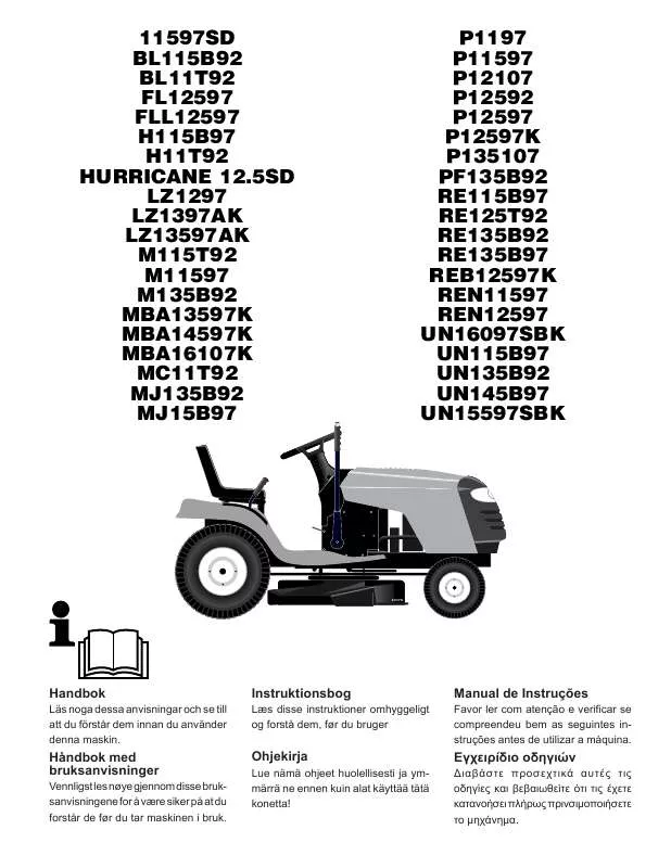 Mode d'emploi MCCULLOCH H11T92