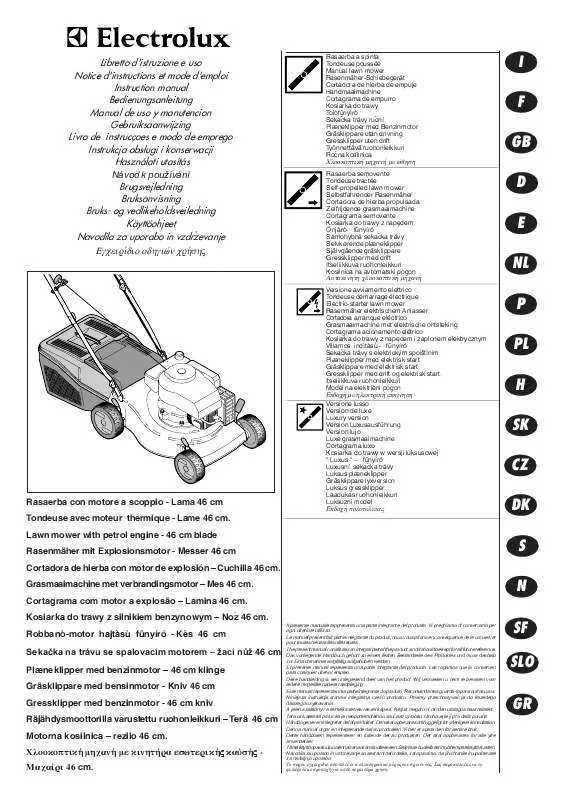 Mode d'emploi MCCULLOCH M3546SD