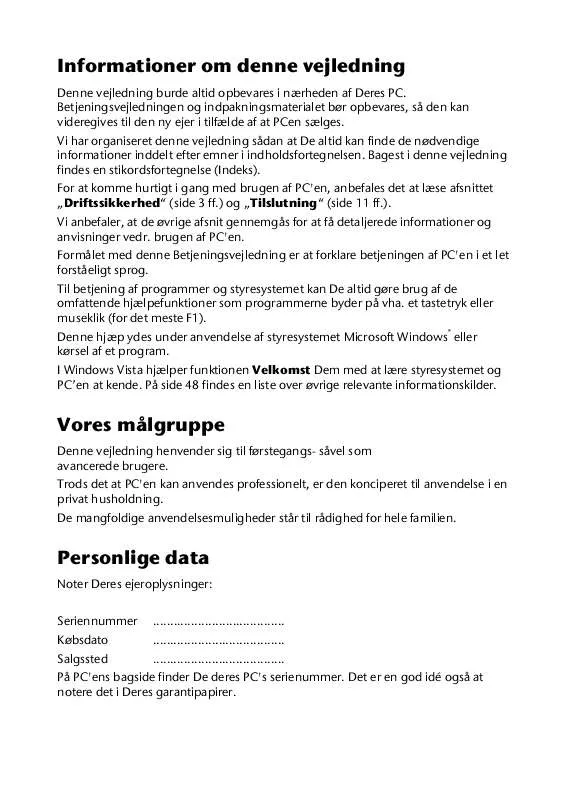 Mode d'emploi MEDION PC MD 8824