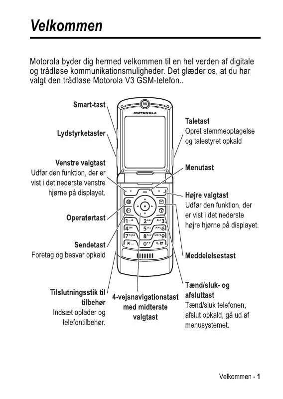 Mode d'emploi MOTOROLA RAZR V3